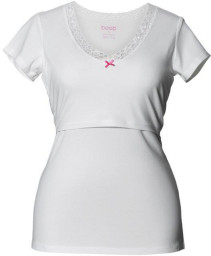 Boob, Pyjamastopp för graviditet och amning, Night Top, Off White