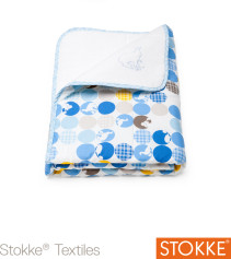 Stokke Sleepi, Filt/överkast, 100×100 cm, Silhouette Blue