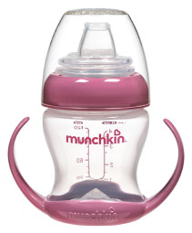 Munchkin, Mugg med handtag, Flexi Transition Cup, 120 ml, Rosa