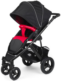BRIO, Smile, 2014, Barnvagn, Black Chassi, Black/Red