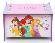 Disney Princess, Leksakskista i trä, Rosa/Lila