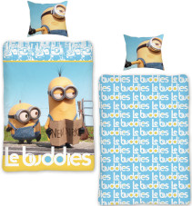 Minions, Påslakanset, 150 x 210 cm, Le Buddies