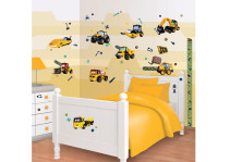 Walltastic, Väggdekaler, Grävmaskiner