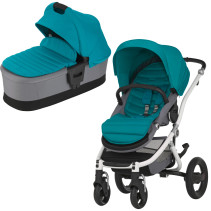 Britax Affinity, 2016, Duovagn, White/Lagoon Green, Paket