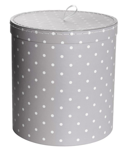 Färg & Form, PRICKIG, Pappboxar, 3-pack, Grå