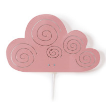Roommate, Vägglampa, Cloud, Rosa