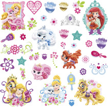 RoomMates, Väggdekal, Disney Princess, Palace Pets