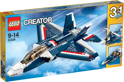 LEGO Creator, Blått jetplan