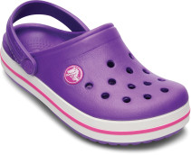 Crocs, Tofflor, Kids Crocband, Neonlila