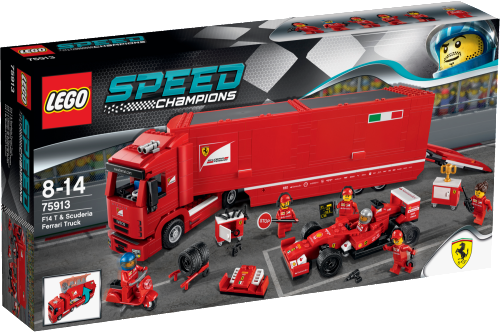 LEGO Speed Champions, F14 T & Scuderia Ferrari lastbil