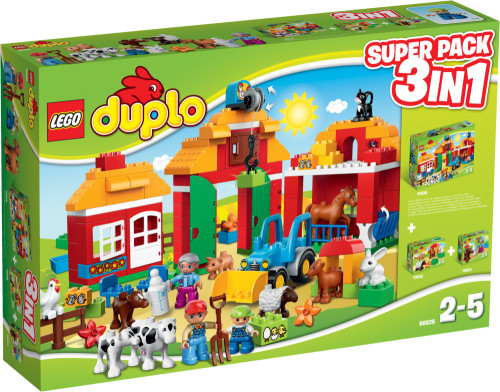 LEGO DUPLO Town, 3 in 1, Farm Value Pack