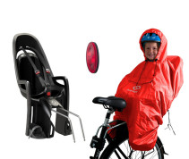 Hamax, Zenith, Cykelsits, Grey/Black + Tillbehör, Paket