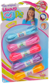 Weavy Loops, Refill, 3 meter, Blå, Rosa, Cerise, Lila & Gul