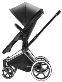 Cybex Priam 2016, 2-i-1-vagn, Chrome chassi/Trekking, Manhattan Grey, Paket