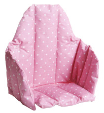 Färg & Form, PRICKIG, Sittdyna, Matstol, Rosa