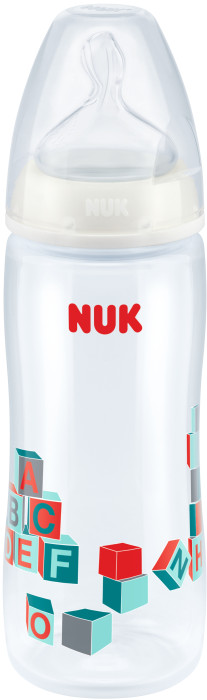 NUK, First Choice, Nappflaska med dinapp, 360ml, Strl. 2