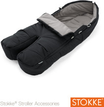 Stokke, Footmuff, Black