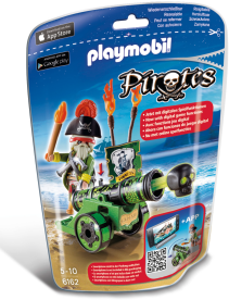 Playmobil Pirates, Piratkapten med grön kanon