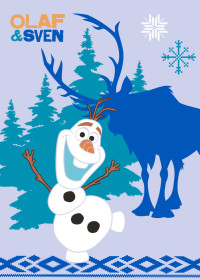Disney Frozen, Matta, Olaf & Sven
