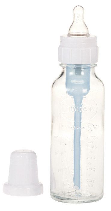 Dr.Brown, Nappflaska, 250 ml, Standard i glas, 1-pack
