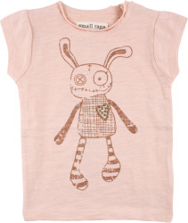 Small Rags, Topp m. tryck, Cameo rose