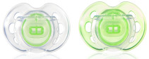 Tommee Tippee, Sugnapp, Air-Style, 0-6mån, 2-pack, Grön