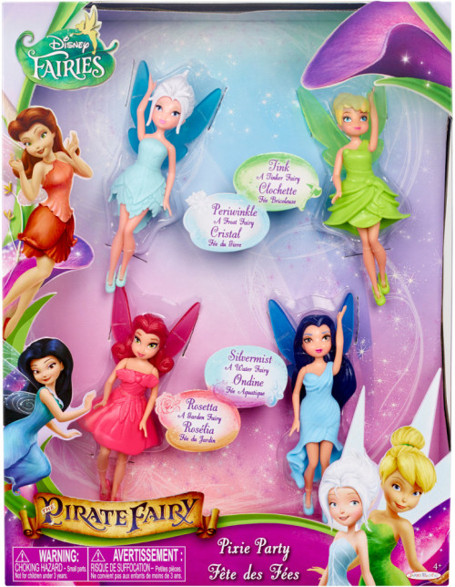 Disney Fairies, Dockor, 4-pack