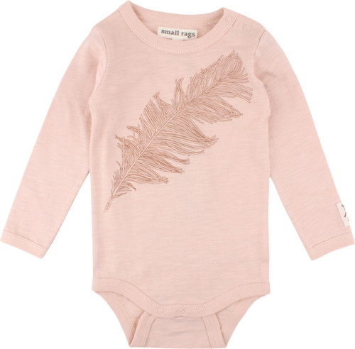 Small Rags, Långärmad body, Cameo rose