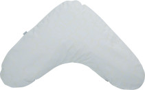 Baby Dan, Amningskudde, Hearts Satin, Vit