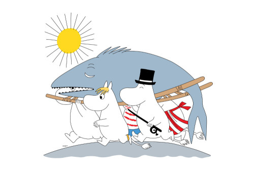 Mumin, Fondvägg, Moomin Big fish