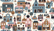 Ingela P Arrhenius, Fondvägg, Town blue
