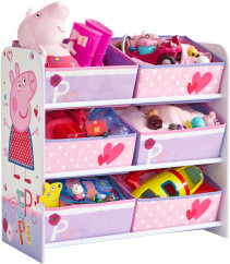 Peppa Pig, Förvaringshylla med 6 lådor