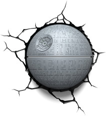 Star Wars, Vägglampa, 3D, Death Star