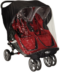 Baby Jogger, Regnskydd, Double, Mini/Mini GT