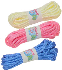 Weavy Loops, Refill, 3 meter, Vit, Rosa & Blå
