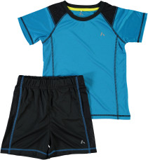 Name it, Träningsset, T-shirt m. shorts, Pavi, Methyl Blue