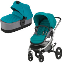 Britax Affinity, 2016, Duovagn, Silver/Lagoon Green, Paket