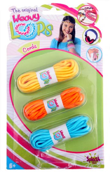 Weavy Loops, Refill, 3 meter, Gul, Blå & Orange