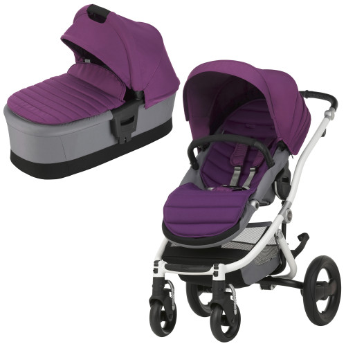 Britax Affinity, 2016, Duovagn, White/Mineral Lilac, Paket