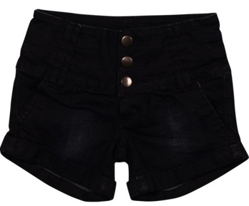 Grunt, Shorts, Hot, Black Denim
