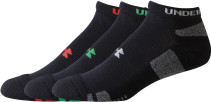 Under Armour, Sockor 3-pack, Svart