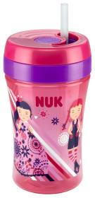 NUK, Fun Easy Learning Cup, Spillfri Mugg, Rosa
