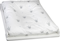 NG Baby, Royal, Skötbädd, Ergonomisk, Vit/grå