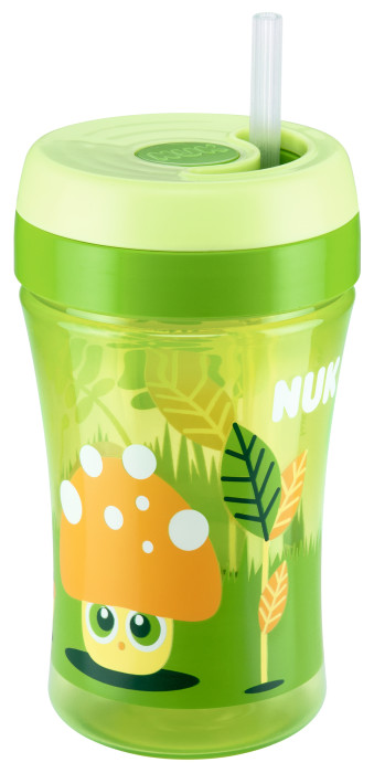 NUK, Fun Easy Learning Cup, Spillfri Mugg, Grön