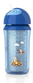 Philips Avent, Sugrörsmugg, Thermo Magic, 260 ml, Blå