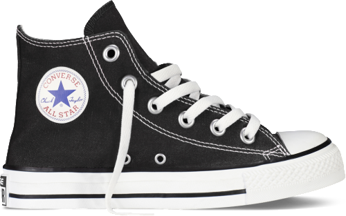 Converse, Canvassko, All Star, Högt skaft, Svart