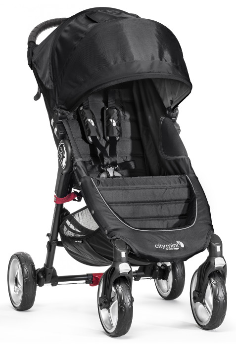 Baby Jogger, Sittvagn, City Mini Single (4W), Black/Grey