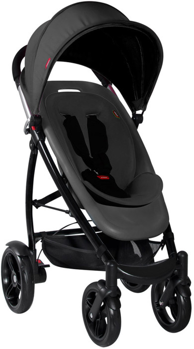 Phil & Teds, Sittvagn med adapter, Smart Buggy, Black