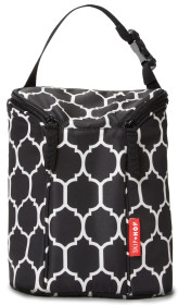 Skip Hop, Dubbel Flaskväska, Onyx Tile
