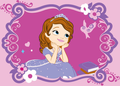 Disney Sofia the first, Matta, 95 x 133 cm, Becoming a Princess